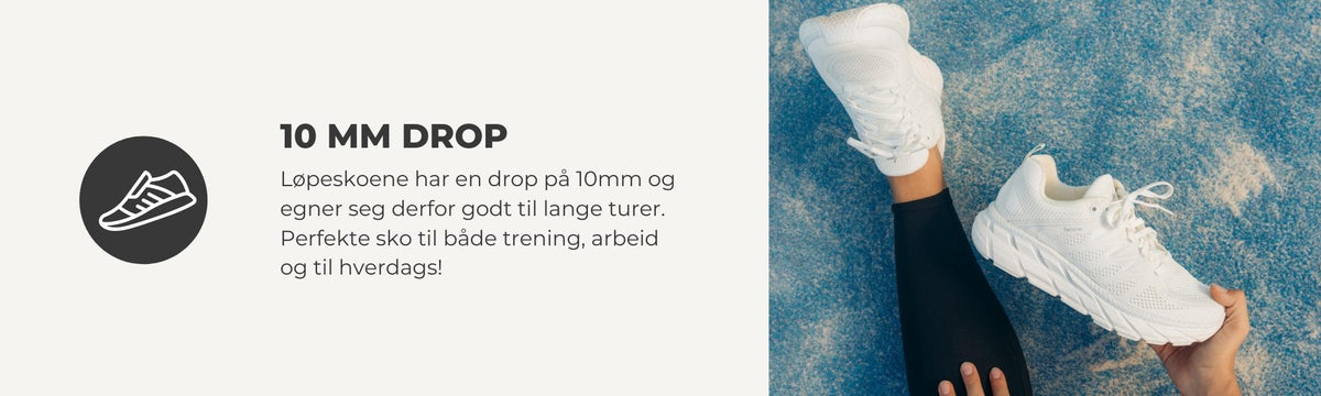 løpesko med 10mm drop