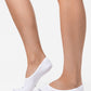 2-Pack Cotton No Show Socks - sokker for dame - Grå - Famme